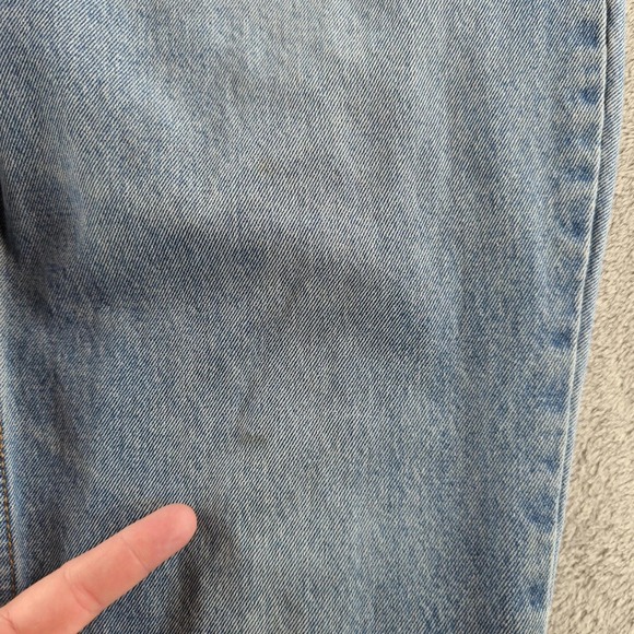 Vintage Levis Jeans Mens 38 (Fits 34x29) Blue Denim Straight Wide Orange Tab Y2K - Picture 7 of 16